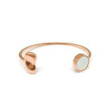 Load image into Gallery viewer, CLOUD CIRCLE STONE OPEN BANGLE