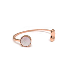 Load image into Gallery viewer, CLOUD CIRCLE STONE OPEN BANGLE