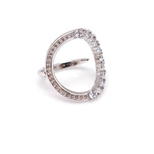 Load image into Gallery viewer, CIRCLE ALL PAVE NINE RING