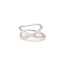 Load image into Gallery viewer, 'X' LINE PLAIN RING