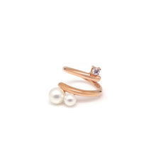 Load image into Gallery viewer, LAFAYETTE DBL PEARL STONE RING