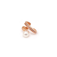 Load image into Gallery viewer, MAURICE PEARL PAVED EAR CUFF