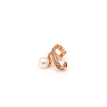 Load image into Gallery viewer, MAURICE PEARL PAVED EAR CUFF