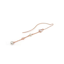 Load image into Gallery viewer, ROUND RAINBOW WAVE BACK EARRING