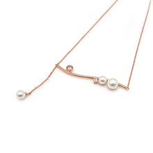 Load image into Gallery viewer, DAWN WAVE PEARL STONE NECKLACE