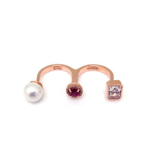Load image into Gallery viewer, JUNIPER DBL FINGER RING