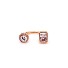 Load image into Gallery viewer, LISETTE ROUND SQ OPEN RING