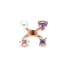 Load image into Gallery viewer, BELLA PEARL MULTI-STONE RING