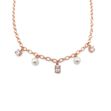 Load image into Gallery viewer, HAILEY PEARL STONE CHAIN NECKLACE