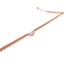 Load image into Gallery viewer, ISABEL OVAL STONE CHAIN NECKLACE