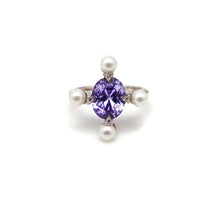 Load image into Gallery viewer, CECILIA OVAL STONE RING