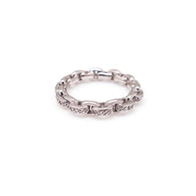Load image into Gallery viewer, ESME PAVED CHAIN LINK RING