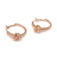Load image into Gallery viewer, AVERY KNOT HOOP EARRING