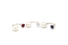 Load image into Gallery viewer, OPEN HEART STONE RING 1