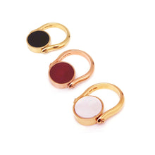 Load image into Gallery viewer, B-BLOCK CIRCLE SWIVEL RING
