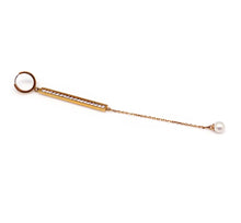 Load image into Gallery viewer, ALIXON LONG BAR CHAIN EARRING