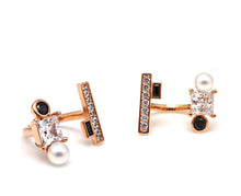 Load image into Gallery viewer, YVES PAVE BAR OPEN RING
