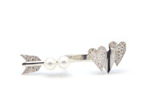 Load image into Gallery viewer, ELLEY THREE HEART ARROW ALL PAVED RING