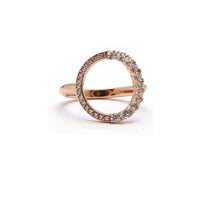 Load image into Gallery viewer, SMALL CIRCLE PAVE NINE RING
