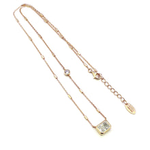 Load image into Gallery viewer, AUGUST SQ STONE CHAIN NECKLACE