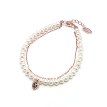 Load image into Gallery viewer, SWEETHEART FRESHWATER PEARL CHAIN BRACELET

