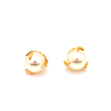 Load image into Gallery viewer, RITA BIG PEARL CLAW EARRINGS
