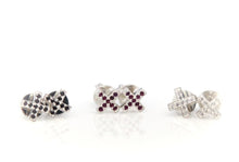Load image into Gallery viewer, XX PAVE STUD EARRINGS
