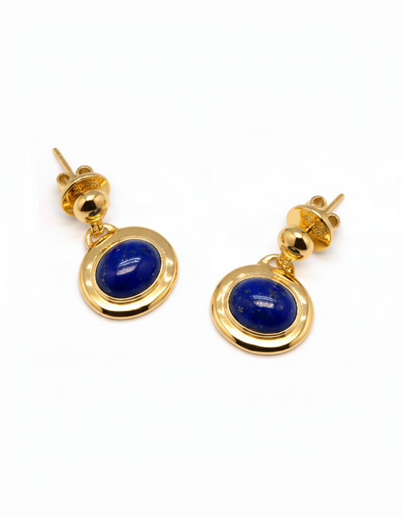 GAVINA 1 STONE DANGLE EARRING