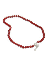 Load image into Gallery viewer, SAVINA 3 CARNELIAN BEADED NECKLACE
