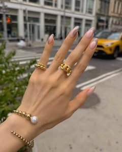 ERES TRIPLE PAVED MATTED FINISH CHAIN RING