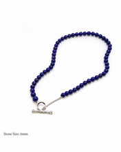 Load image into Gallery viewer, SAVINA 2 LAPIS BEADED NECKLACE
