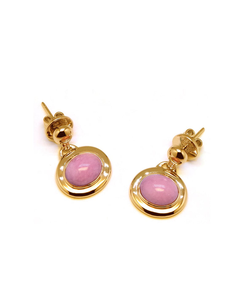 GAVINA 2 STONE DANGLE EARRING