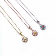 Load image into Gallery viewer, EVELYN FLOWER CHAIN NECKLACE
