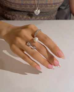 NOVA 1 RAINDROP OPEN RING