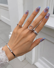 Load image into Gallery viewer, LE LIEN 1 TRIO LINKED PAVE RING
