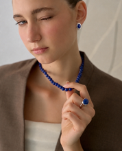 Load image into Gallery viewer, GAVINA 3 STONE STUD EARRING
