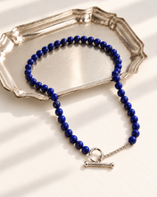 Load image into Gallery viewer, SAVINA 2 LAPIS BEADED NECKLACE
