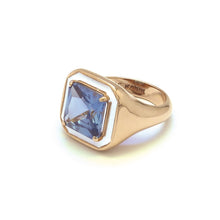 Load image into Gallery viewer, PEPE 3 SQUARE STONE ENAMEL RING
