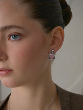 Load image into Gallery viewer, GAVINA 2 STONE DANGLE EARRING
