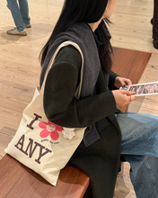 Load image into Gallery viewer, ANY CLUB FLOWER SMILE TOTE BAG
