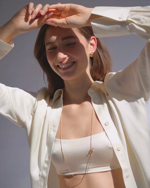 AUBE MIXED CHAIN NECKLACE