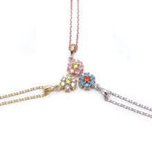 Load image into Gallery viewer, EVELYN FLOWER CHAIN NECKLACE
