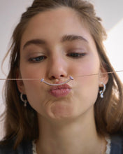 Load image into Gallery viewer, PETAL SMILE PAVE NECKLACE
