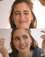 Load image into Gallery viewer, PETAL SMILE PAVE NECKLACE
