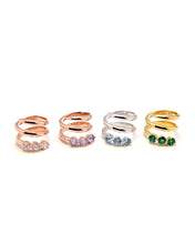 Load image into Gallery viewer, NOORE 2 RHINESTONE PINKY RING
