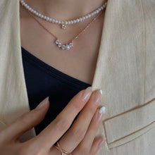 Load image into Gallery viewer, MADEMOISELLE PEARL STONE DAINTY NECKLACE
