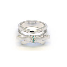 Load image into Gallery viewer, ODETTE 2 BOW WAVE PLAIN RING
