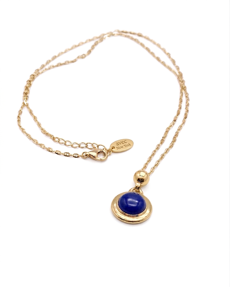 GAVINA 1 STONE NECKLACE