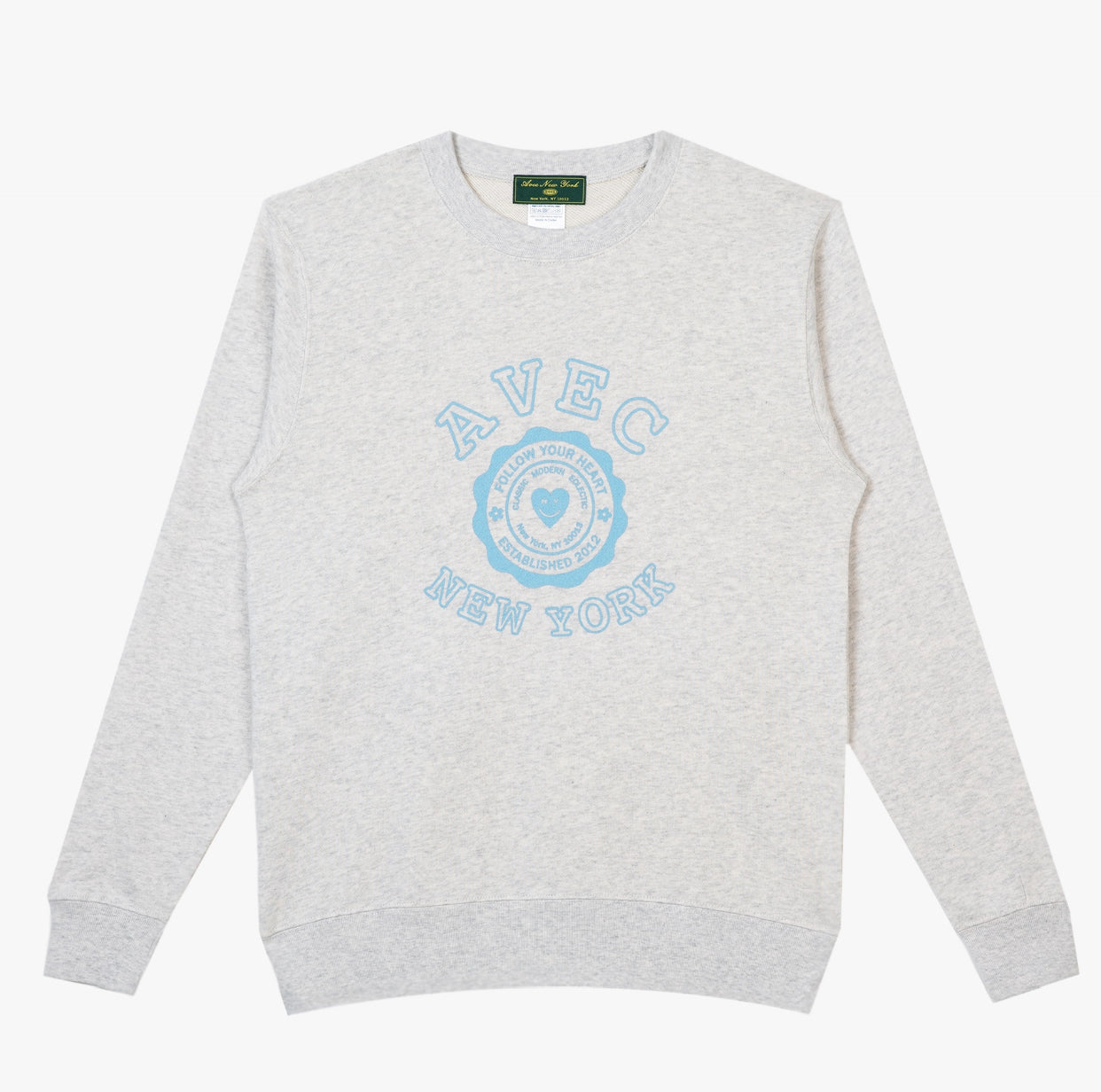 ANY CLUB CREST LOGO SWEATSHIRT – avec new york