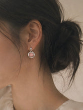 Load image into Gallery viewer, GAVINA 2 STONE DANGLE EARRING
